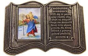 Modlitwa kierowcy 1-laser Św. Krzysztof 10 szt. Modlitwa kierowcy 1-laser Św. Krzysztof 10 szt.