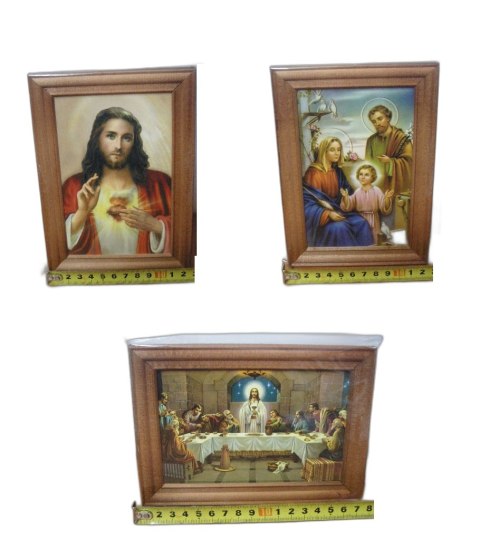 Obraz w drewnianej ramie 10/15 - religijny Mix Obraz w drewnianej ramie 10/15 - religijny Mix