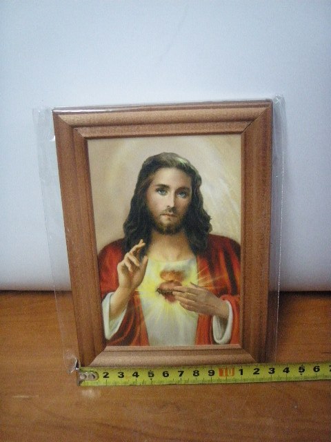 Obraz w drewnianej ramie 10/15 - religijny Mix Obraz w drewnianej ramie 10/15 - religijny Mix