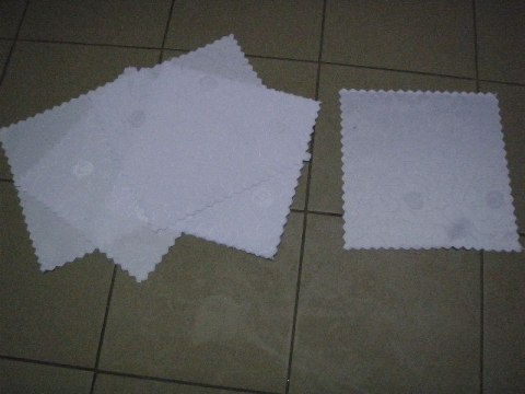 Serwetka 10szt. biała 30cm KWADRAT Serwetka 10szt. biała 30cm KWADRAT