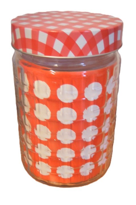 Słoik szklany z metalową zakrętką 1200ml Słoik szklany z metalową zakrętką 1200ml