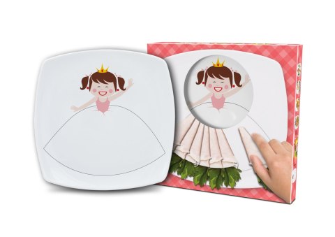 Talerzyk dla niejadka 19,5cm KSIĘŻNICZKA Talerzyk dla niejadka 19,5cm KSIĘŻNICZKA