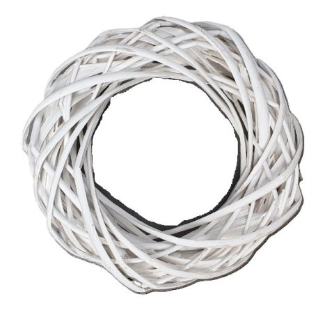 Koło wiklinowe białe 25cm ART09439 Koło wiklinowe białe 25cm ART09439