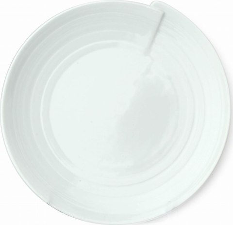 Talerz ozdobny biała porcelana 21x21x2,5cm | ZS-11508 Talerz ozdobny biała porcelana 21x21x2,5cm | ZS-11508