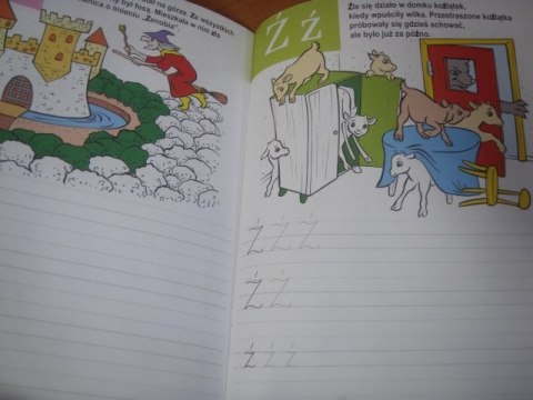 Książeczka PISZEMY LITERKI Książeczka PISZEMY LITERKI