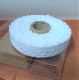 Wstążka KORONKA biała 1,5 cm x 5 m