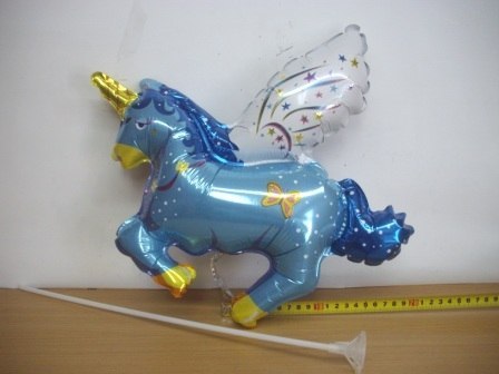 Balony foliowe 10szt mix + patyk Balony foliowe 10szt mix + patyk