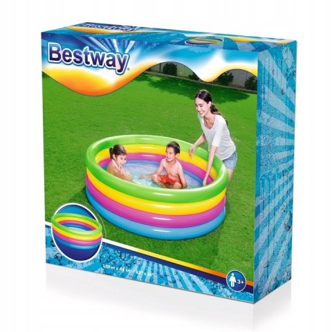 Basen dmuchany 4ringi 157x46cm BESTWAY | 51117 Basen dmuchany 4ringi 157x46cm BESTWAY | 51117