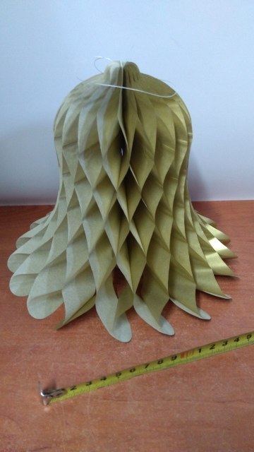 Dzwonek wiszący złoty 20cm Dzwonek wiszący złoty 20cm
