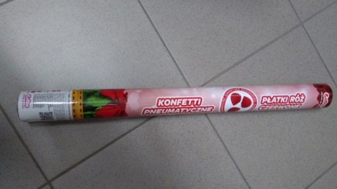 Konfetti 60cm CZERWONE PŁATKI RÓŻ JC-KPPC60 Konfetti 60cm CZERWONE PŁATKI RÓŻ JC-KPPC60