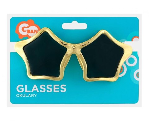 Okulary GWIAZDKI złote OKGZ-YH Okulary GWIAZDKI złote OKGZ-YH